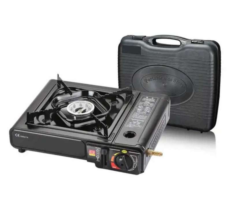 Aruif - Portable Camping Gas Stove with Travel Case (Dual Power Source)