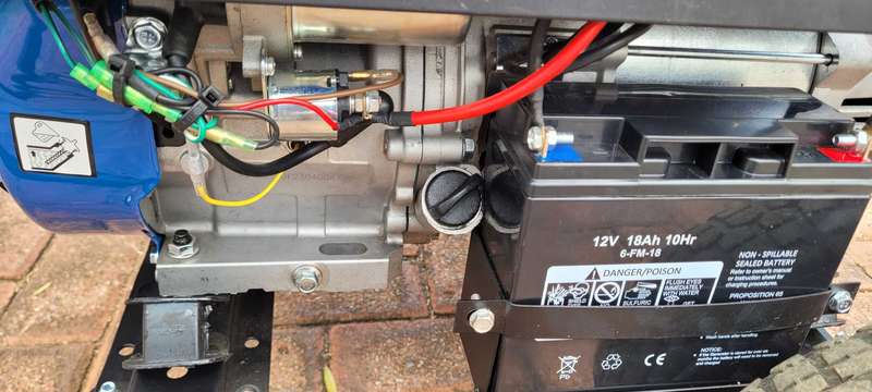 Mac Afric Almost-New Quick-Start Petrol Generator (WH6500E)