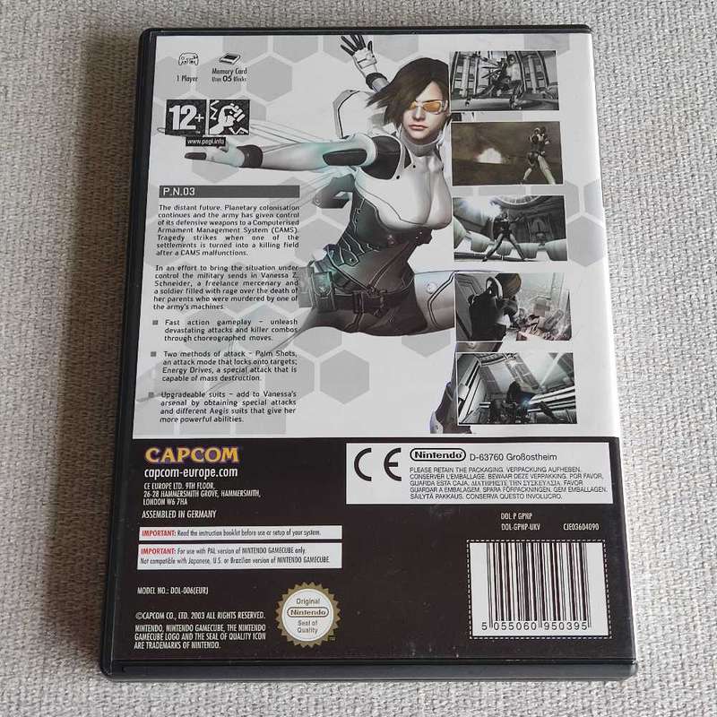 P. N. 0. 3 Nintendo GameCube PAL