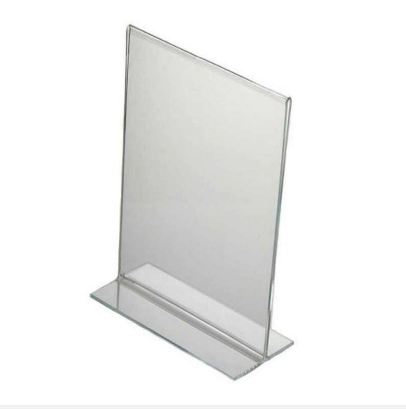 DOUBLE SIDED MENU HOLDER  A4 PORTRAIT. OFFICE. DESK