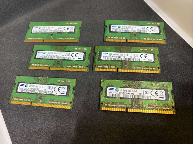 SAMSUNG 4GB 1Rx8 PC3L-12800S RAM ( BID PER RAM )