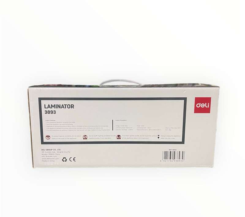 Deli A4 Thermal Laminator 3893 - White