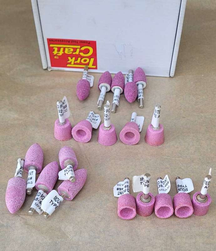 TORK CRAFT Assorted Mini Grinding Stones (Bid per Pack Of 20x)