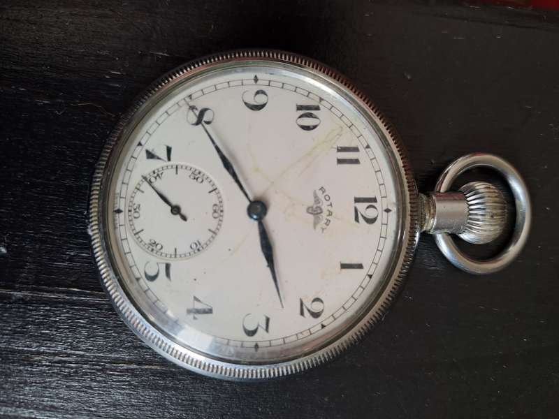 Vintage rotary pocket watch