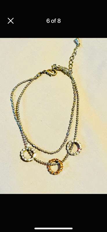 Anklets 3 Ring Diamante