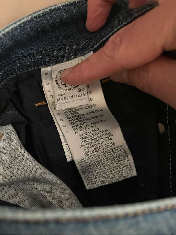 Diesel Thommer T jeans joggjeans blue great condition size 30 medium