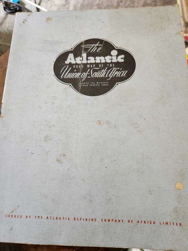 Union of SA Road Atlas by Atlantic Oil - Nostalgic Collectible