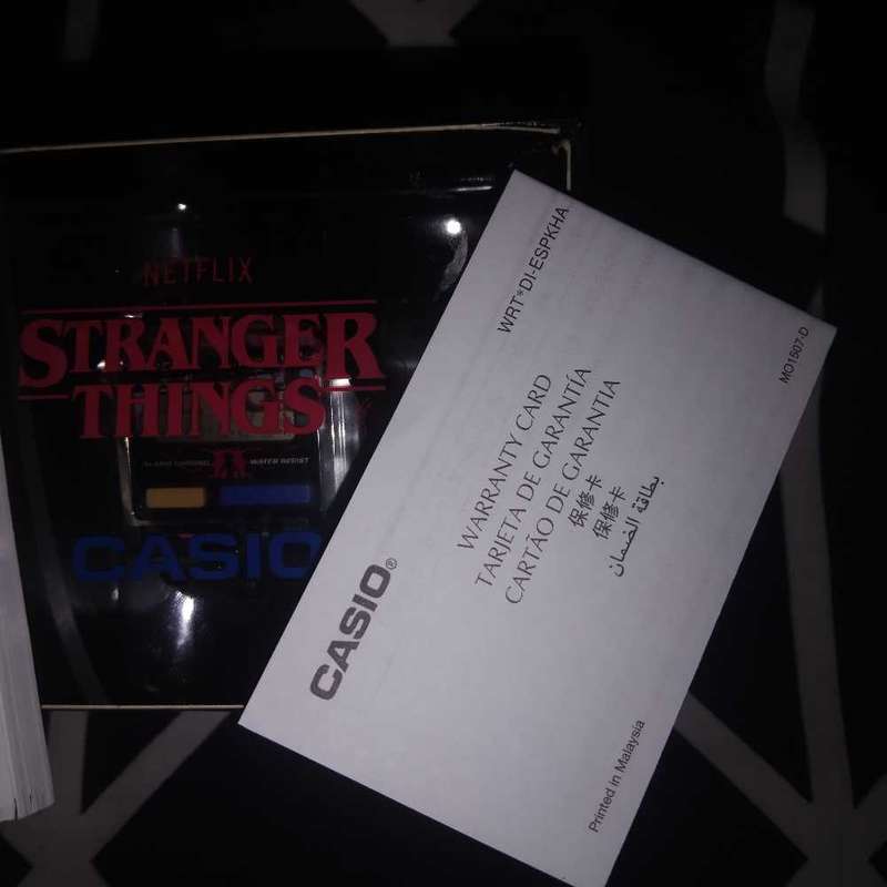 CASIO VINTAGE STRANGER THINGS COLLABORATION LIMITED EDITION - A120WEST-1ADR
