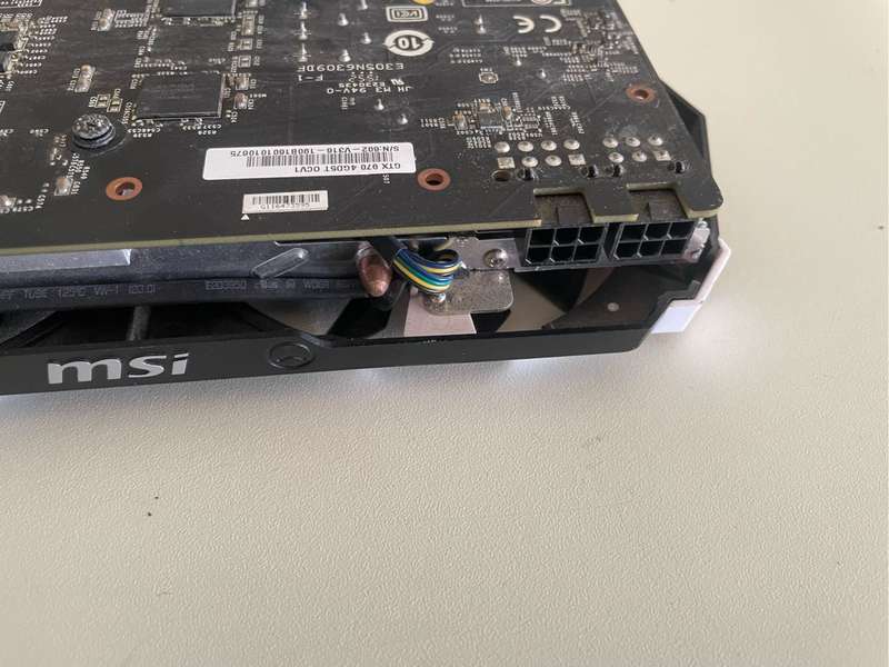 MSI GTX970 4GB GDDR5 Graphics Card**Has Issues**For parts or repair