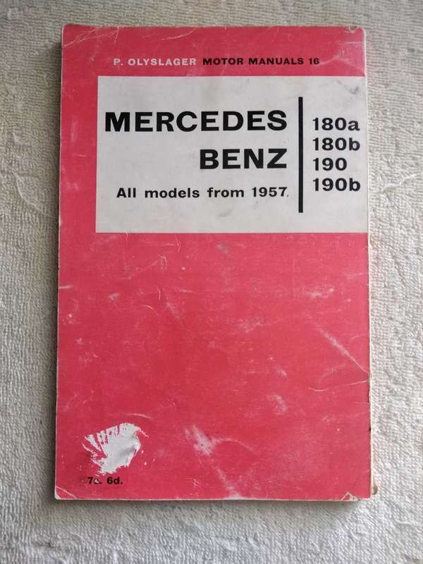 P. Olyslager Mercedes Benz all modles from 1957