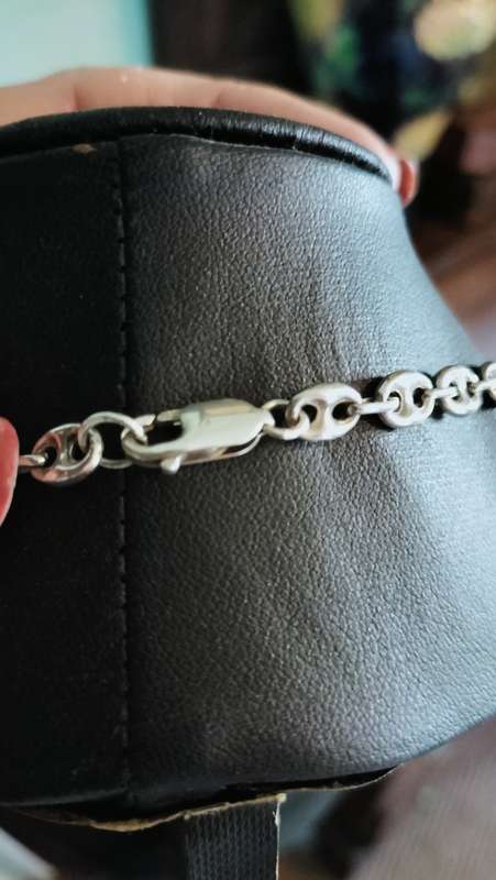 Silver Goddess Anthina Coin Pendant with Silver Marina Link Chain