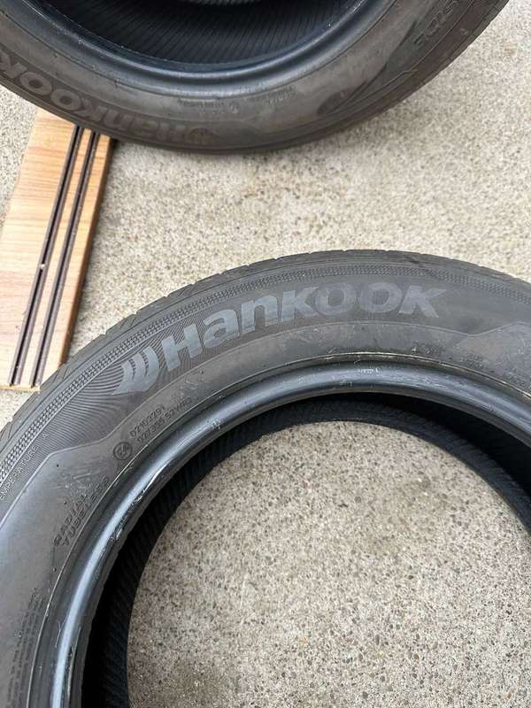 Available 4 pcs 205/60/16 #Hankok Ventus used tyres for sales.