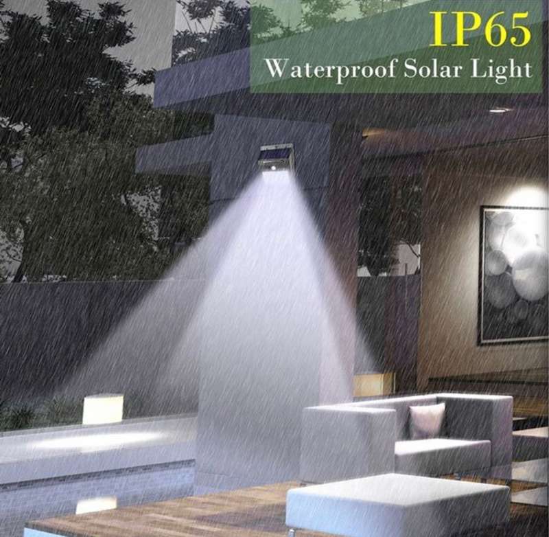 SOLAR POWERED LED WALL LIGHT with night sensors