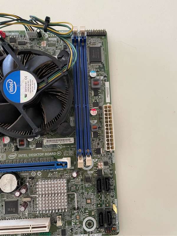 Core i3 Motherboard combo**2nd gen**Original intel CPU cooler