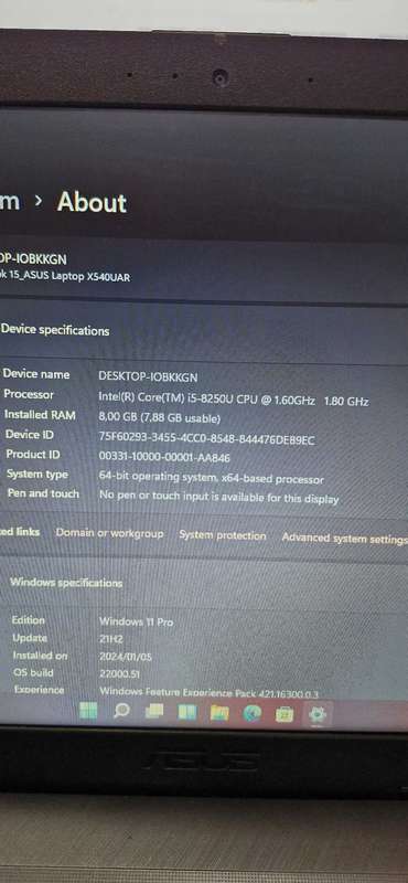 Asus i5 Laptop