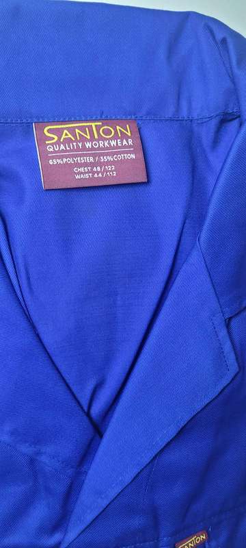 SANTON Quality 2-Piece Work-Suit, 48/122 Chest, 44/112 Waist