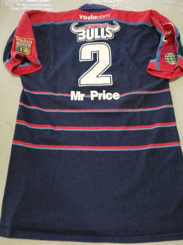 Northern Bulls Rugby Jersey no 2 Size 48