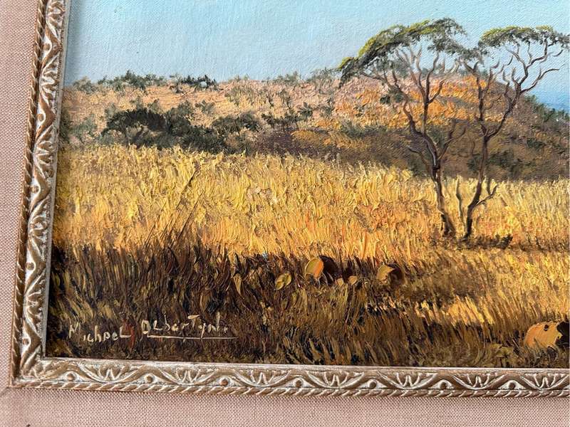 Michael Albertyn ( SNR ) oil painting