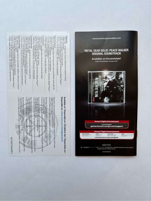 Metal Gear Solid Peace Walker (PSP)