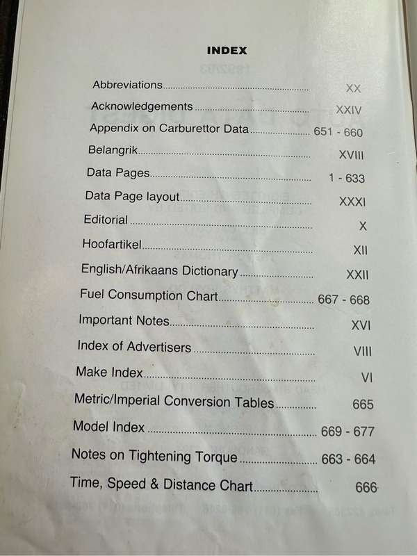 Auto Data Digest 92 / 93 book