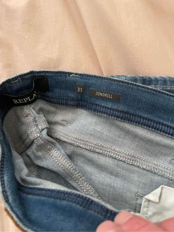 Replay hyperflex medium blue jeans size 31 Jondrill slim fit medium