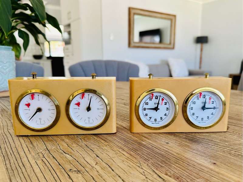 Vintage Chess Clocks