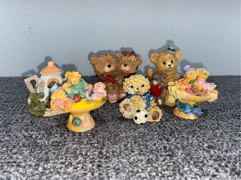 Collection of beautiful crafted bears