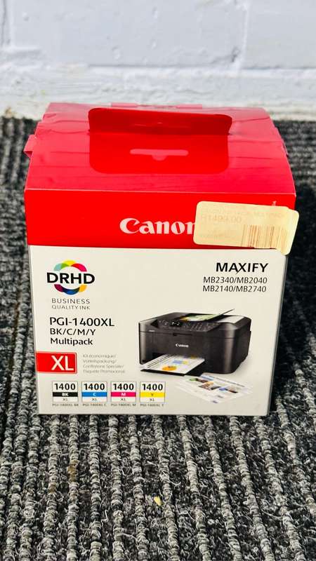 Canon PGI-1400XL Ink Cartridges 3-Pack C M Y