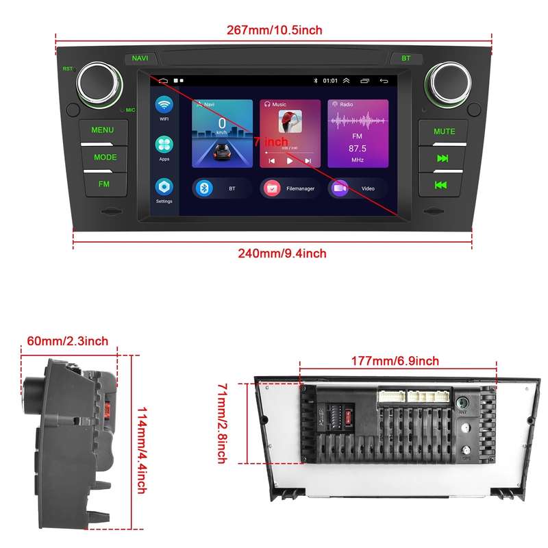 2GB+32GB BMW E90 Radio