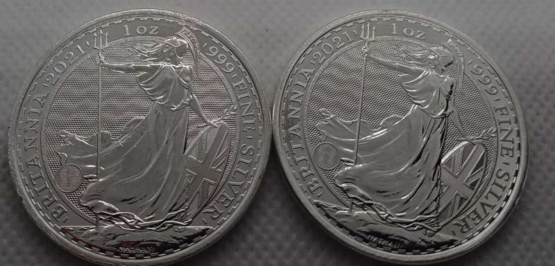 25x2021 2Pound Queens 1oz .999 Fine Silver Coins Bid Per Coin