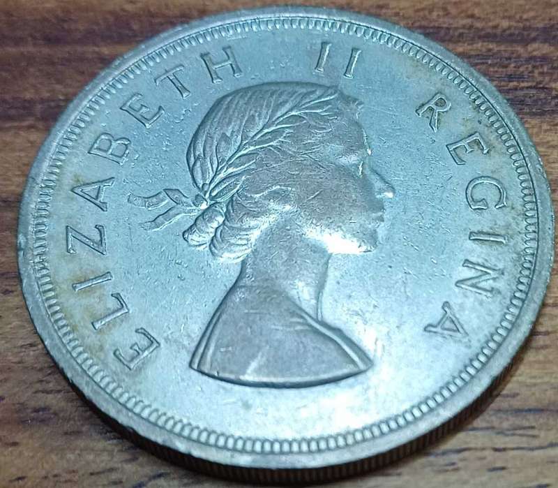 1958 South Africa  Silver 5Shillings