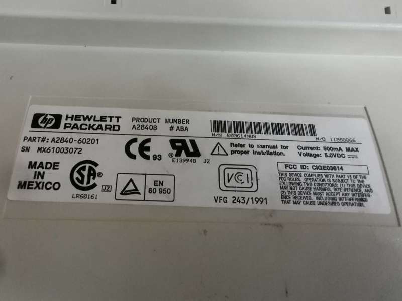 HP Keyboard PS/2