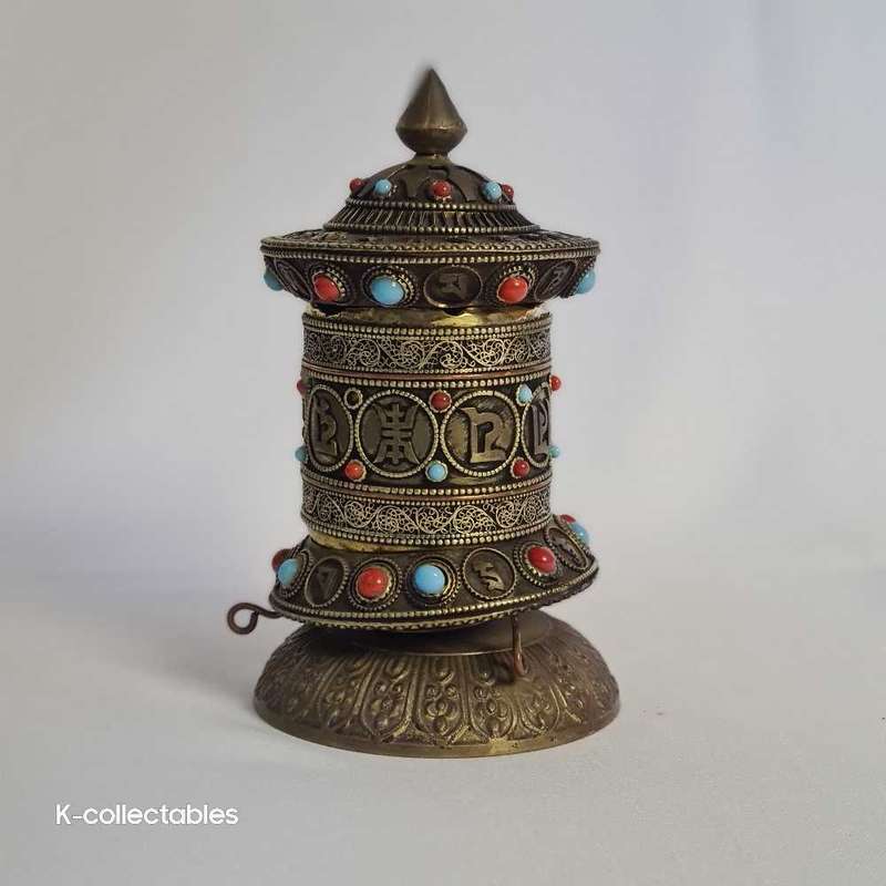 Tibetan Buddhist PRAYER WHEEL