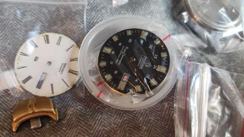 Watch parts mixed lot