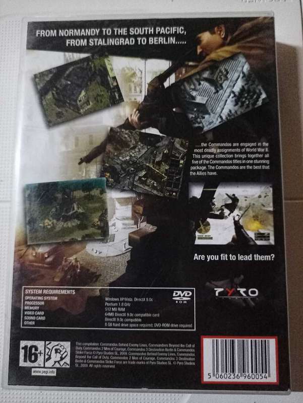 Commandos Complete PC game 5 in 1