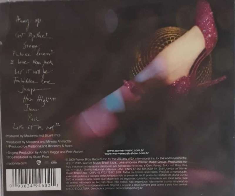 Madonna  Confessions On A Dance Floor (CD)