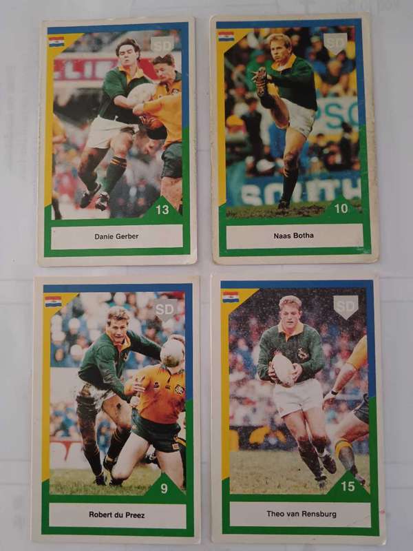 1992 Sports Deck Rugby Cards Springboks