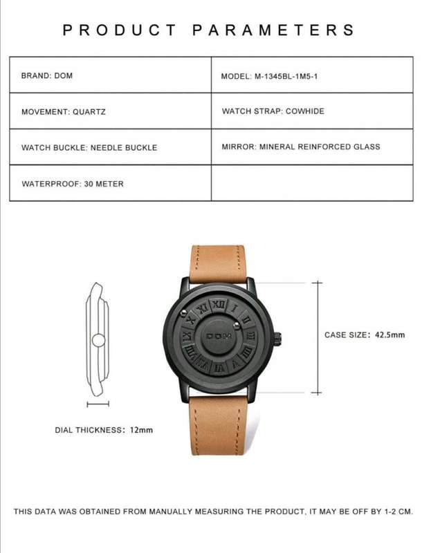DOM Men's Magnetic watch