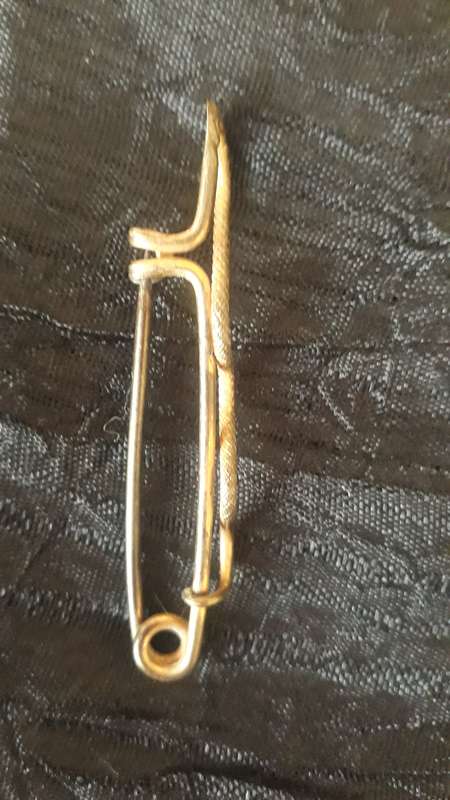 VINTAGE SERPENT SAFETY PIN