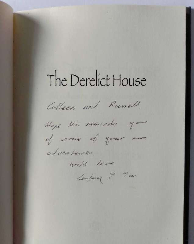The Derelict House - Elephants in my garden by Lesley Cripps Thomson