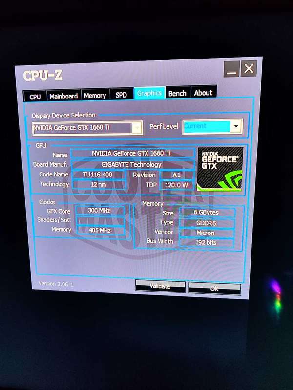 Gigabyte GTX 1660TI OC 6GB GDDR6 WARRANTY UNTIL MARCH 2024