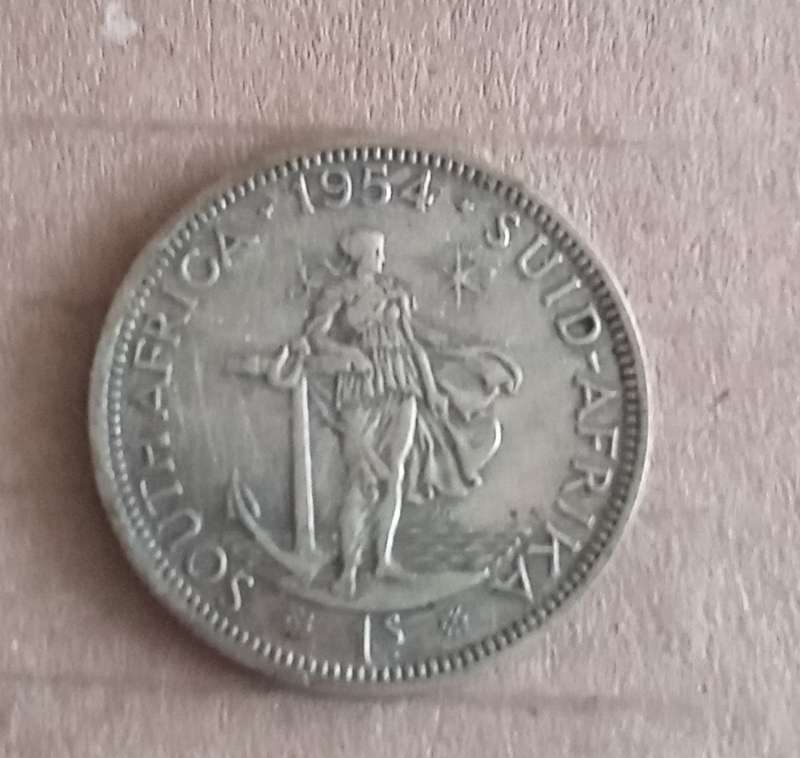 1954 One Shilling South Africa