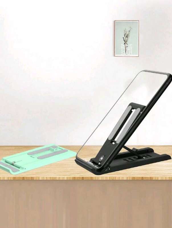 Cell Phone Stand, Desk Phone Holder Compatible with for iPhone Series, iPad, Samsung - Green