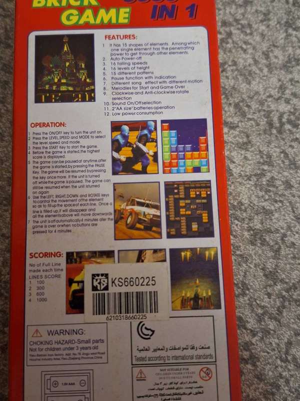 BRICK GAME TETRIS