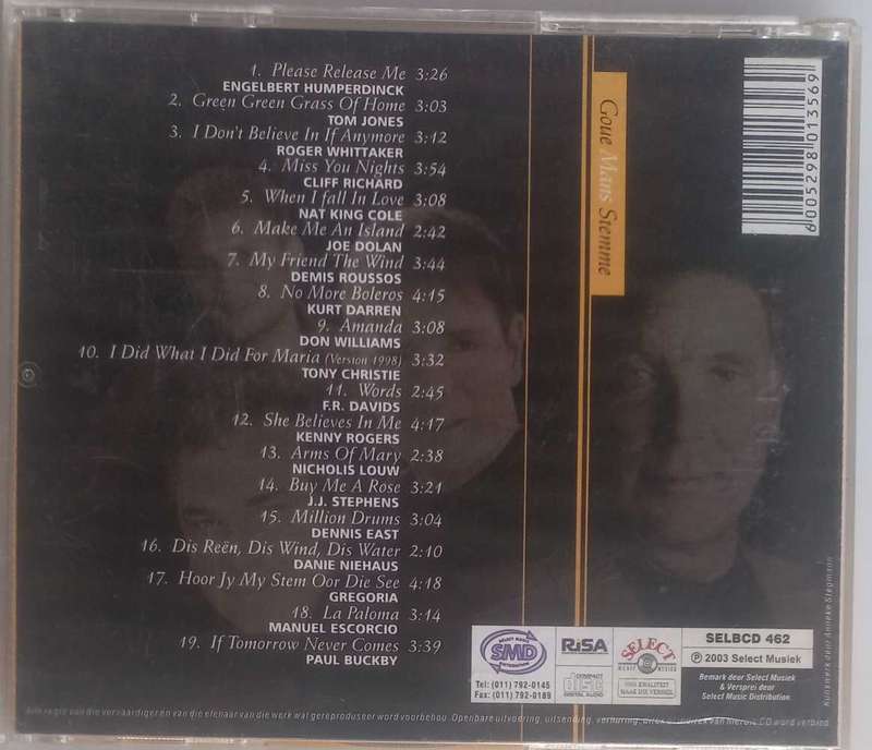 Goue mans stemme cd