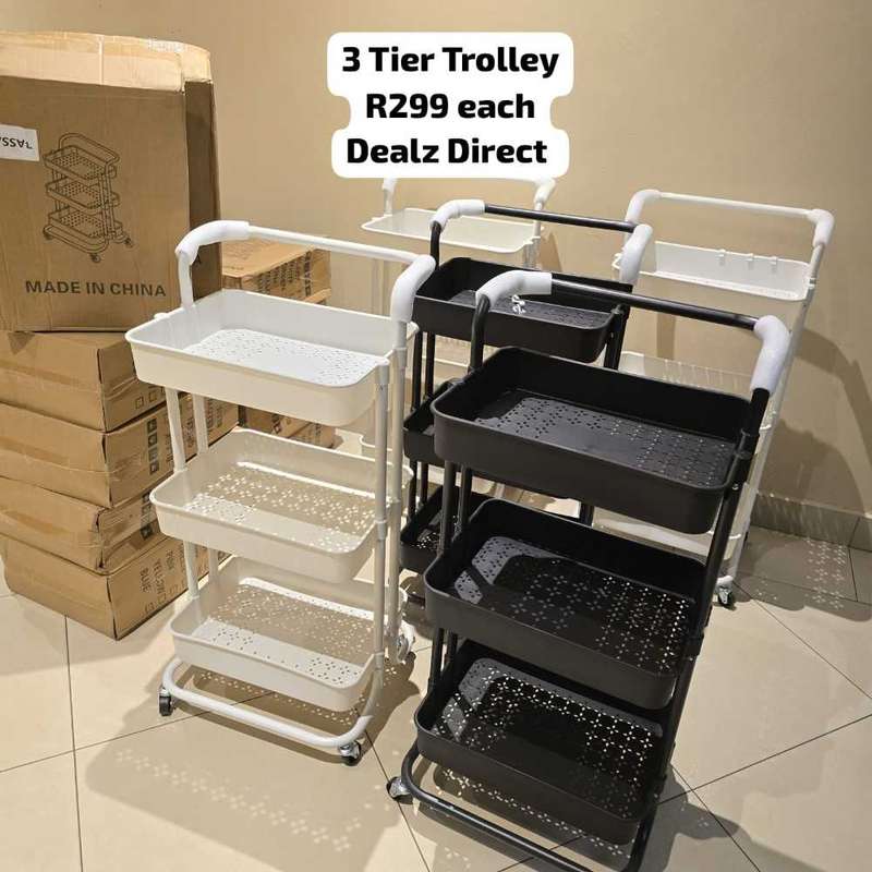 3 tier trolley