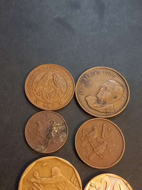 South Africa coin lot.