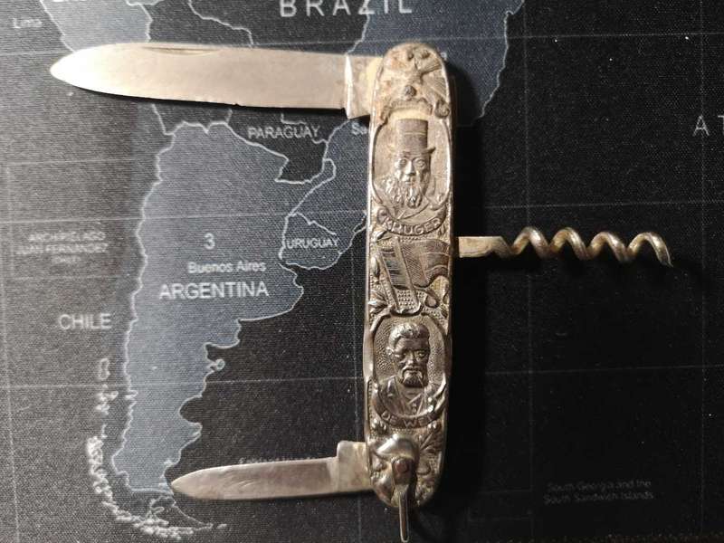 Vintage Paul Kruger and Christiaan De Wet Pocket Knife
