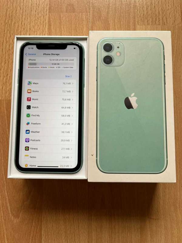 Apple iPhones 11 Green - 64gb