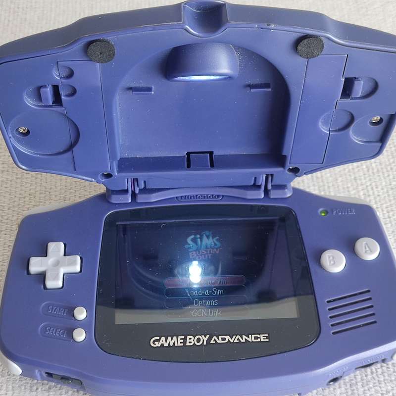 Gameboy Advance AGB-001 with light attachment